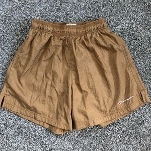 Champion Nylon Shorts (Brown/Tan)